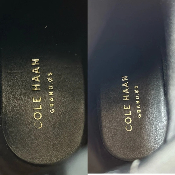 Cole Haan Laree Stretch Black Suede Sock Booties  with Gold Bar - Picture 14 of 16